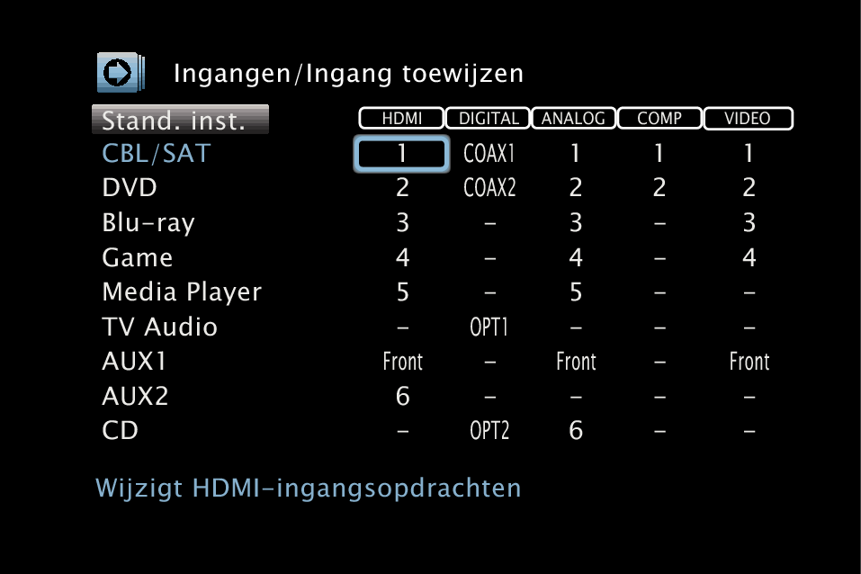GUI InputAssign X64E3